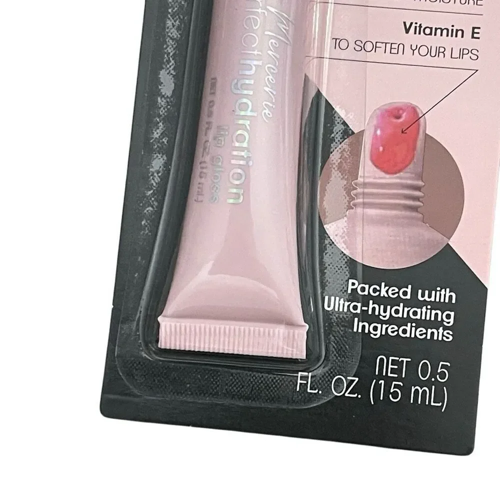 Le Mercerie Perfect Hydration Lip Gloss Hyaluronic Acid Vitamin E 0.5oz